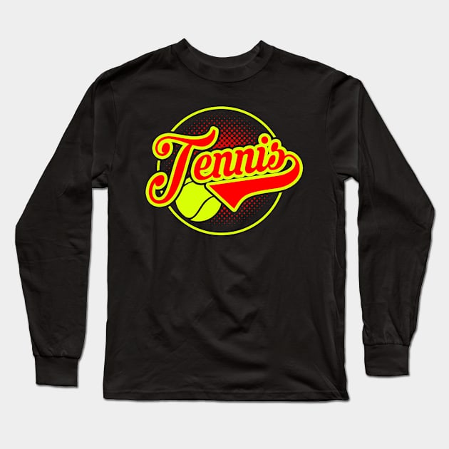 Tennis Long Sleeve T-Shirt by Mila46